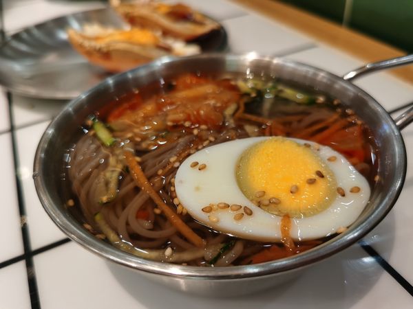 韩国荞麦冷面，春天的清爽选择！