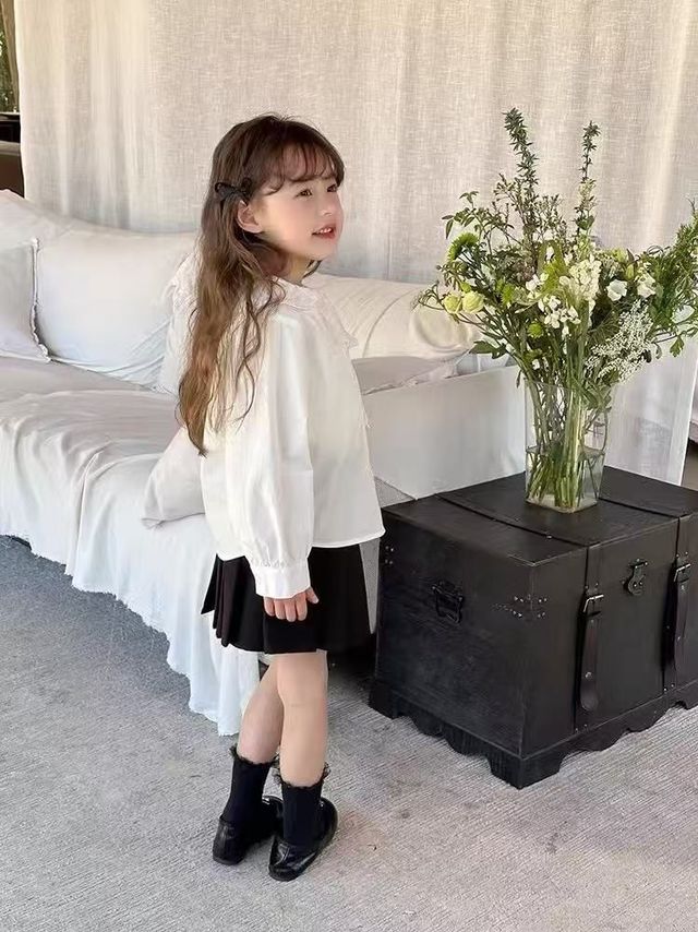 儿童穿搭！蕾丝花边半身裙！
