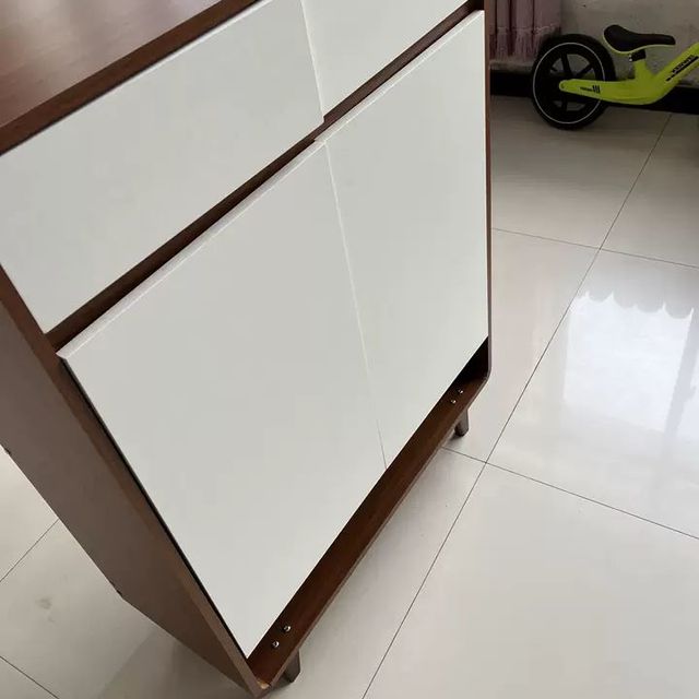 实木鞋柜家用简约大容量入户储物柜