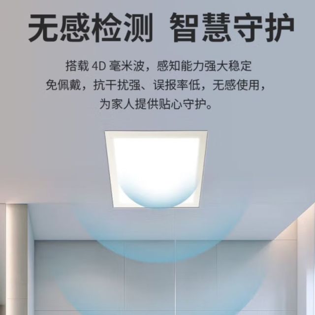 30X30cm厨卫灯的跌倒检测功能