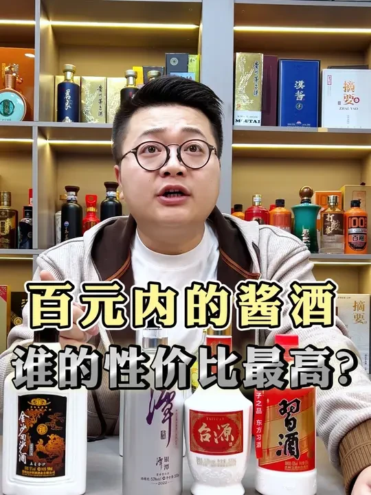 百元内的酱酒，谁的性价比最高？#名酒 #潭酒 #酱香型白酒 #老韩拎壶冲