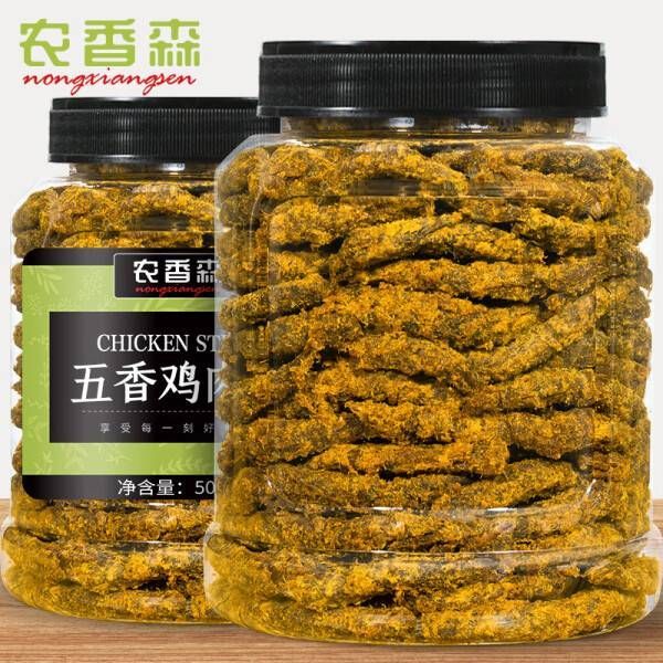 农香森风干鸡肉板条：五香美味，随时随地尽享零食时光
