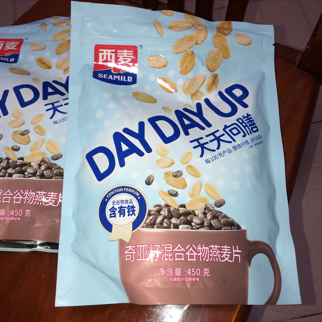 西麦 奇亚籽燕麦片，天天向膳系列补钙款