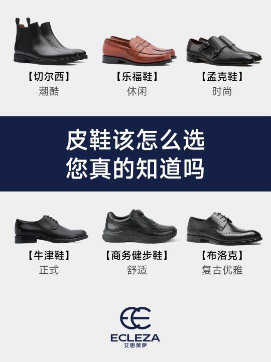 皮鞋款式详解！特点及适配场合！