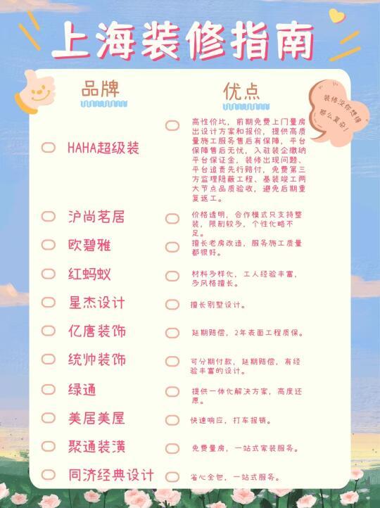 上海装修公司选择攻略