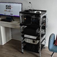 飞牛NAS重装上阵，我家的开放式机柜越来越完美！