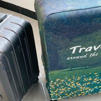 加厚耐磨旅行箱托运套效果如何？情绪价值拉满！