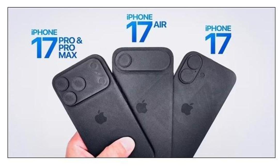 iPhone 17系列爆料:Air机型领衔,iPhone X以来最大设计革命将至
