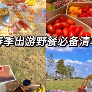 ✨清明野餐必备清单！一秒变精致女孩