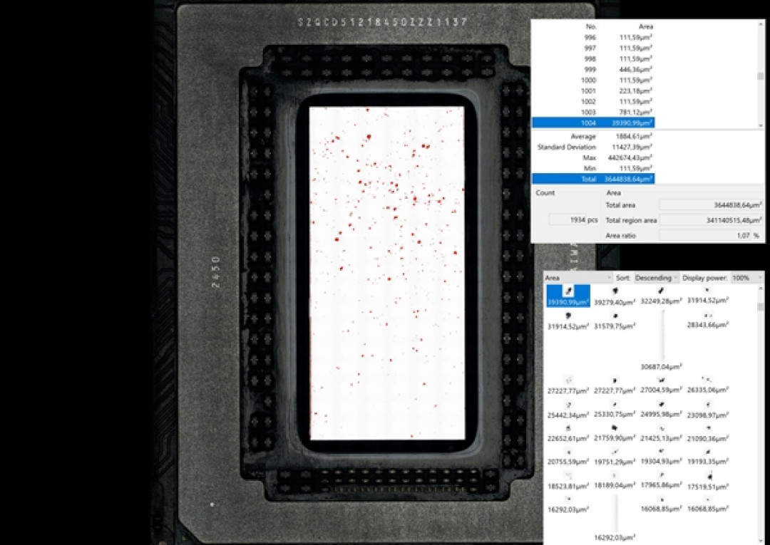 撼讯RX 9070 XT GPU表面竟有1934个“坑”!温度高达113℃