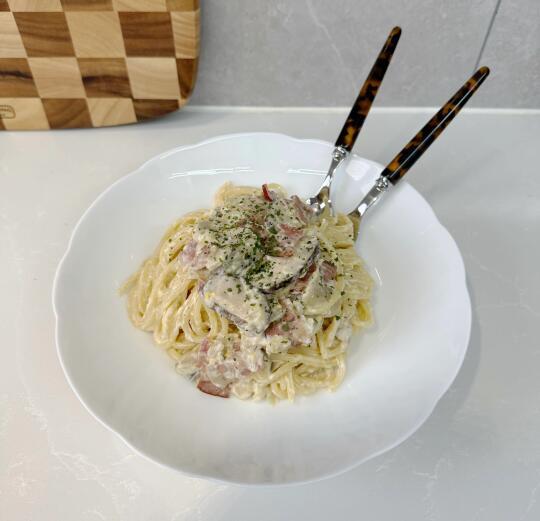 胡闹厨房之奶油蘑菇意面