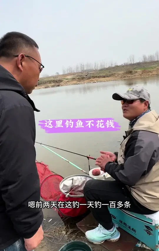 这里钓鱼即不花钱，又可以享受钓鱼乐趣。#钓鱼 #抖音钓鱼人 #钓鱼人就是这么疯狂 #户外
