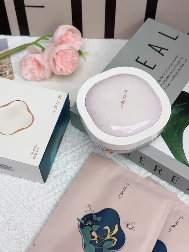 花西子空气蜜粉与眉笔使用心得