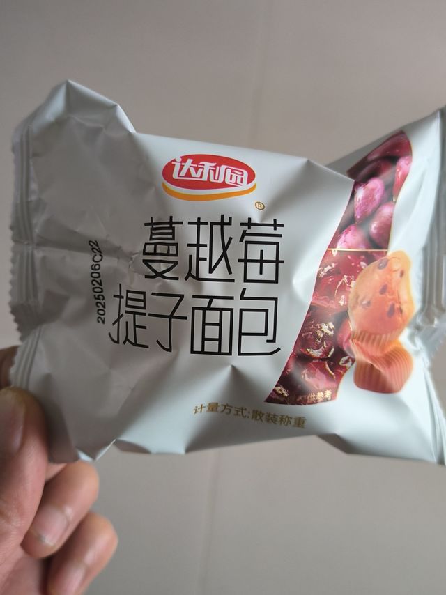 出游必备小食——达利园蔓越莓提子面包