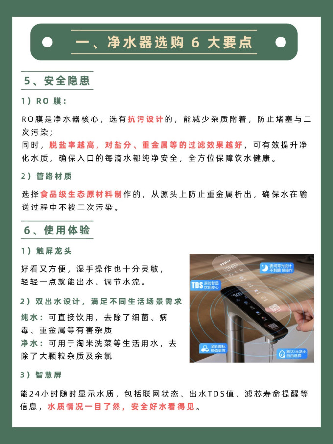 海尔反渗透纯水机