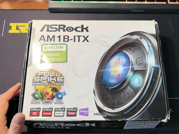 ！有意思的硬件～小众的接口～全新华擎ASROCK AM1B-ITX主板！