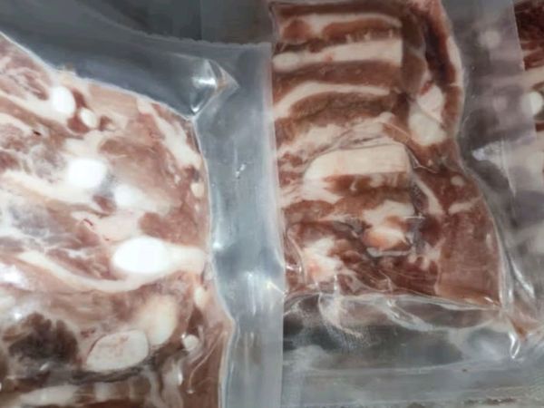 清明养生好物之龙大肉食 黑猪软骨肋排净重2斤 猪脆骨软排