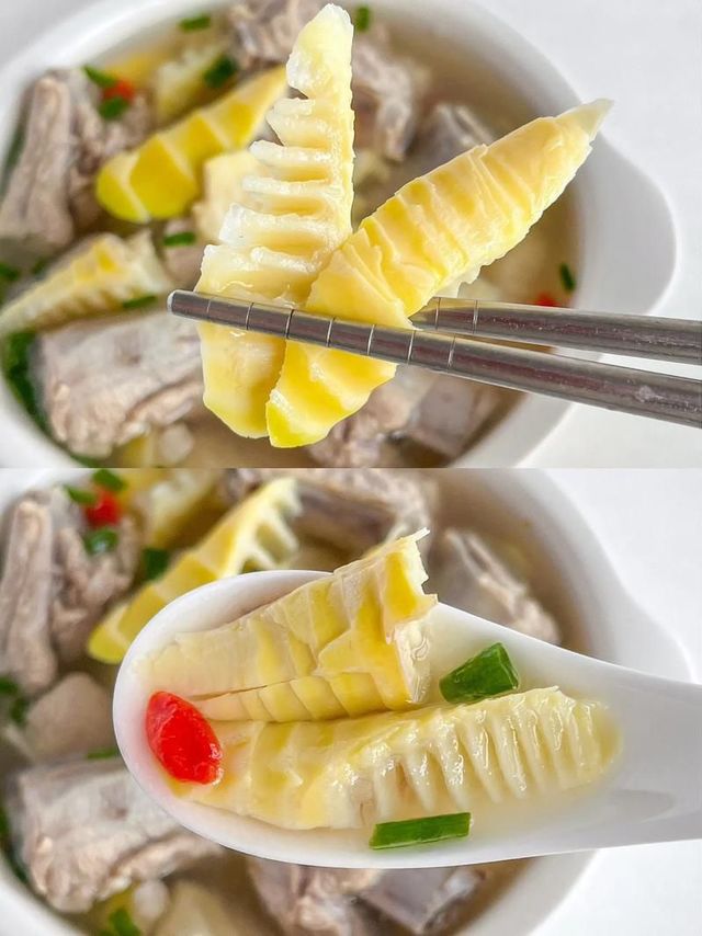 鲜掉眉毛！这碗春笋炖排骨是春的味道