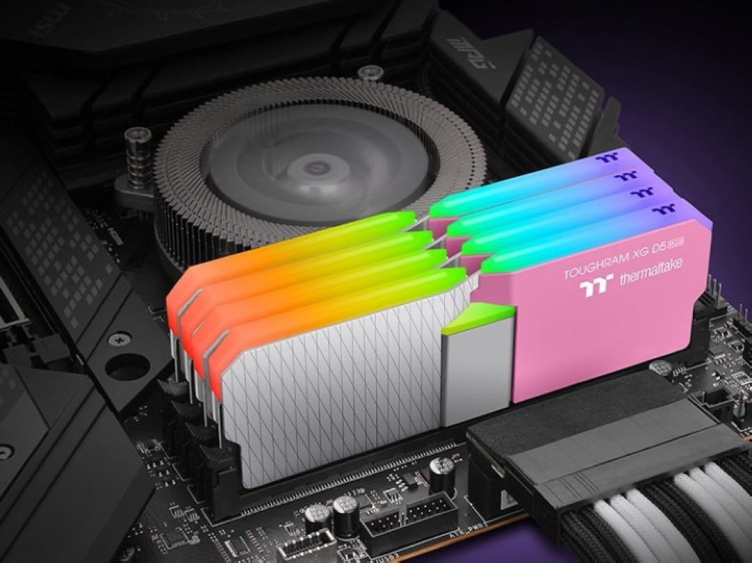 Tt 发布 TOUGHRAM XG RGB D5 Bubble Pink 泡泡粉配色内存