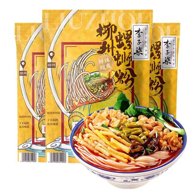 李子柒螺蛳粉是我的最爱，超好吃的