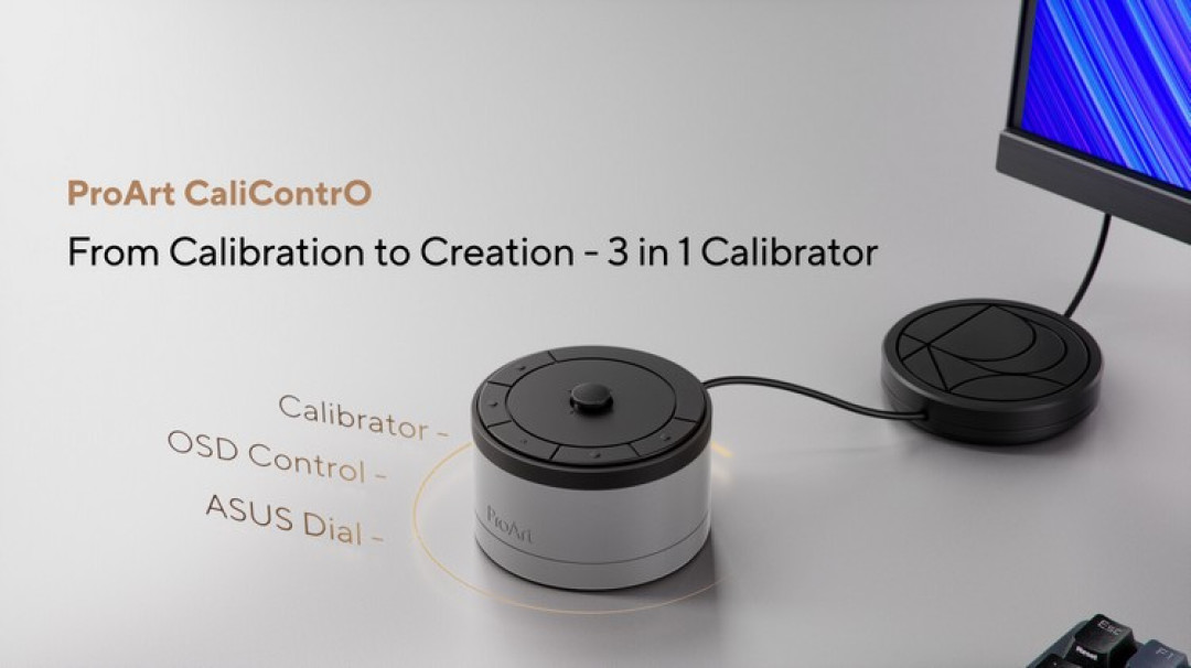 华硕发布 ProArt CaliContrO MCA02 多功能控制器,校色+自定义快捷键