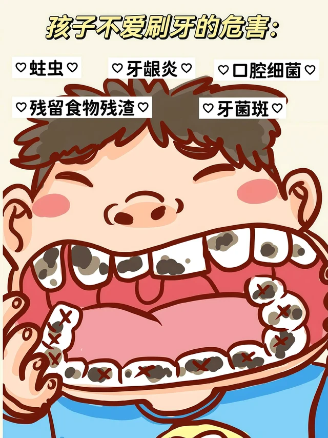 宝妈必看！选对牙刷，宝宝牙齿少遭罪👶。当妈之后，孩子的每一件小事都变成了大事，就说刷牙这件事，真的让我操碎了心😭 一开始给宝宝刷牙，那简直是一场“战斗”，又哭又闹不配合。而且普通牙刷很难清理干净宝宝那