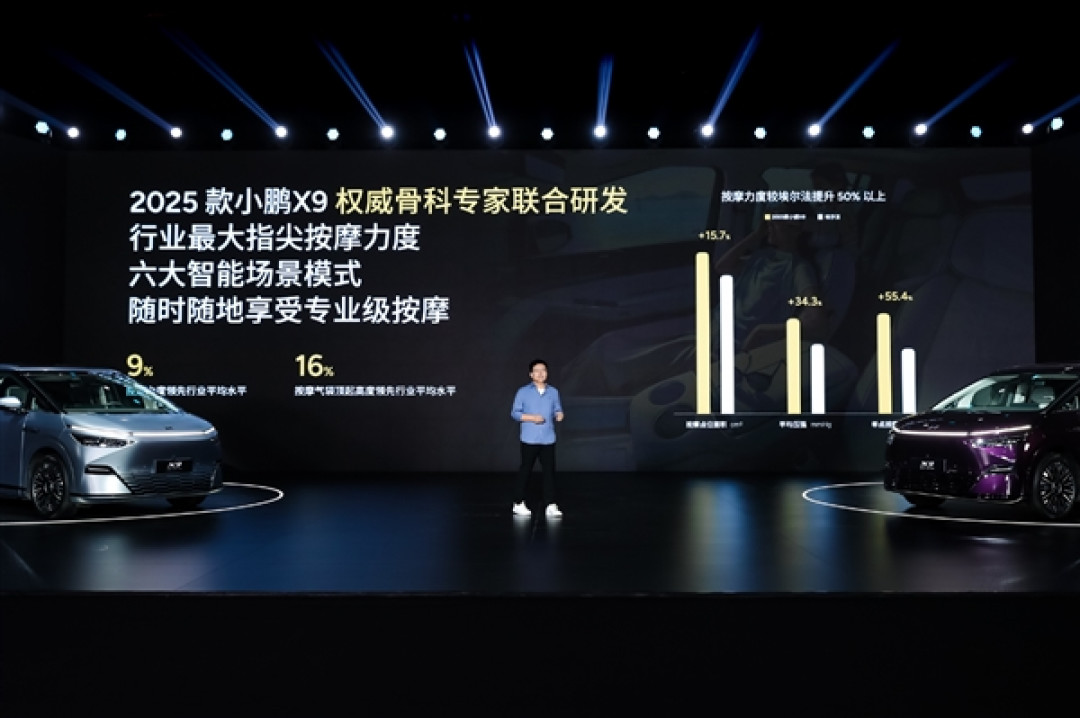 再不怕夹手指 新款小鹏X9后排娱乐屏防夹功能优化:三层防护