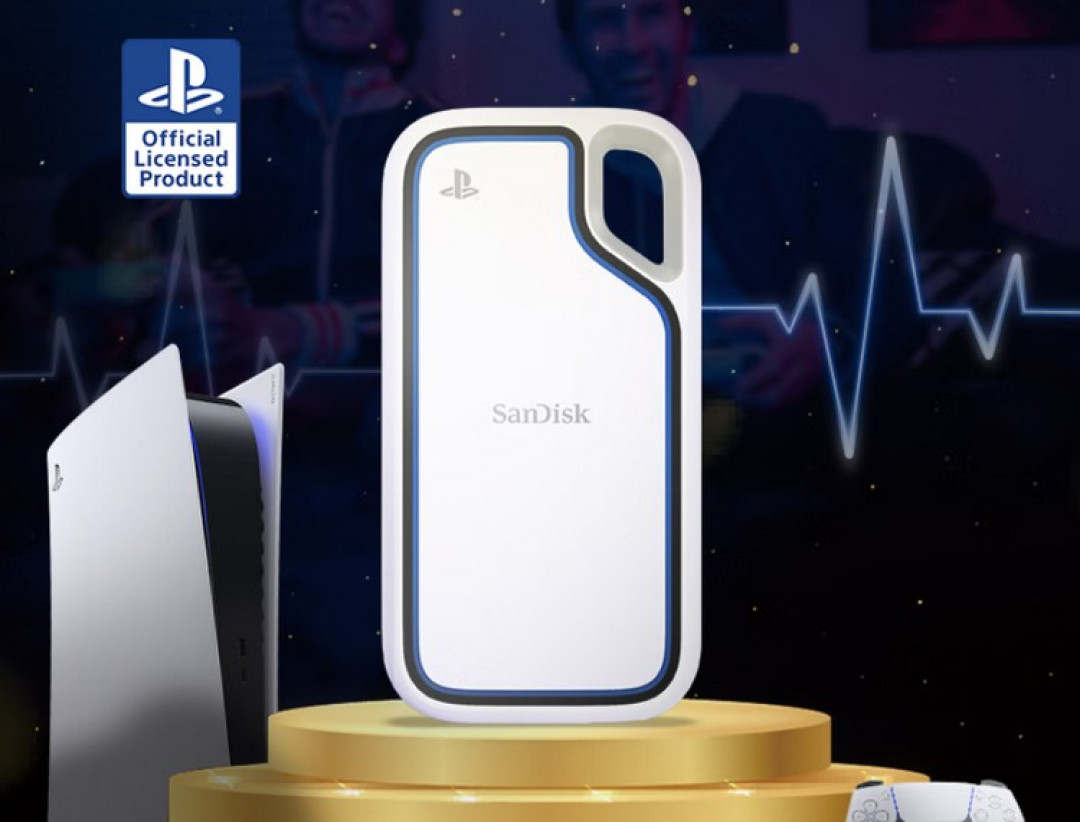 闪迪发布 E62 移动固态硬盘,索尼PS5 认证,最高2TB,1GB/s 读速