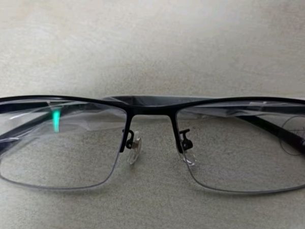 镜邦防蓝光平光眼镜男商务金属镜架可配近视眼镜919黑