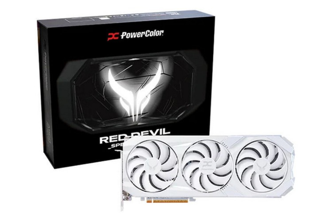 憾讯发布 RED DEVIL Spectral White Radeon RX 9070 XT“白魔”限量版显卡