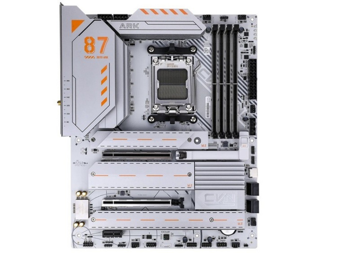 七彩虹发布 CVN X870 ARK FROZEN V14“方舟”主板,三路M.2、豪华供电
