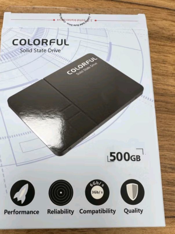 七彩虹(Colorful) 500GB SSD固态硬盘 SATA3.0接口 SL500系列
