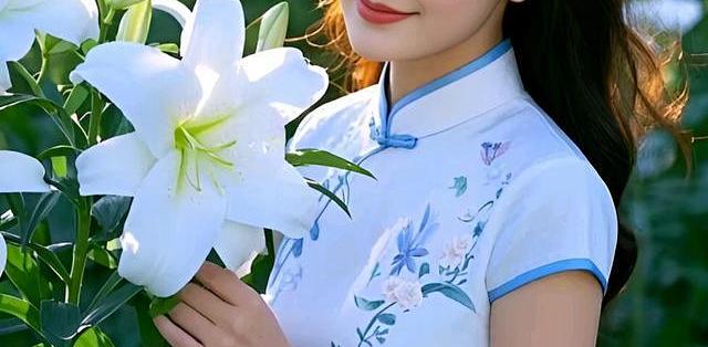 百合花与旗袍的冰肌协奏：当代清冷美学穿搭启示录