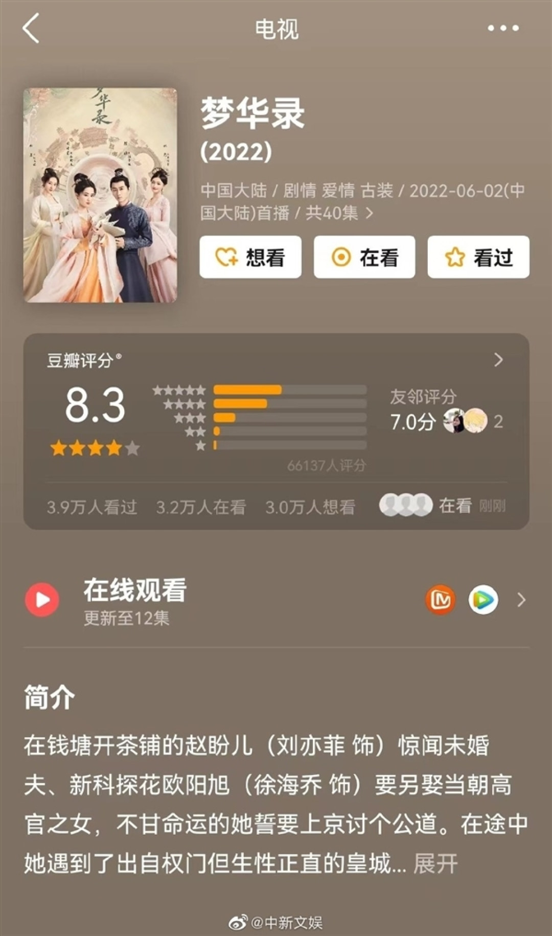 刘亦菲陈晓《梦华录》被编入教材 出版社回应:它是网剧标杆