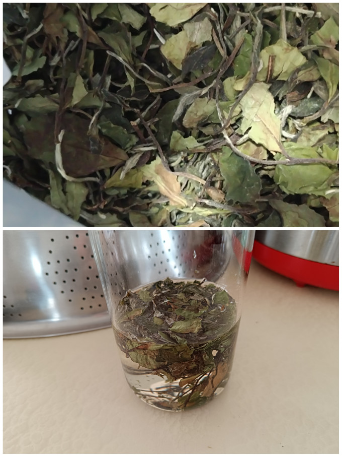 晒白金白茶