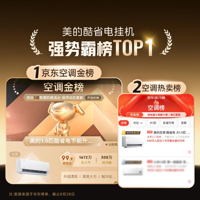 2025高性价比1.5匹挂机空调推荐！格力/美的/海尔/华凌/TCL优选