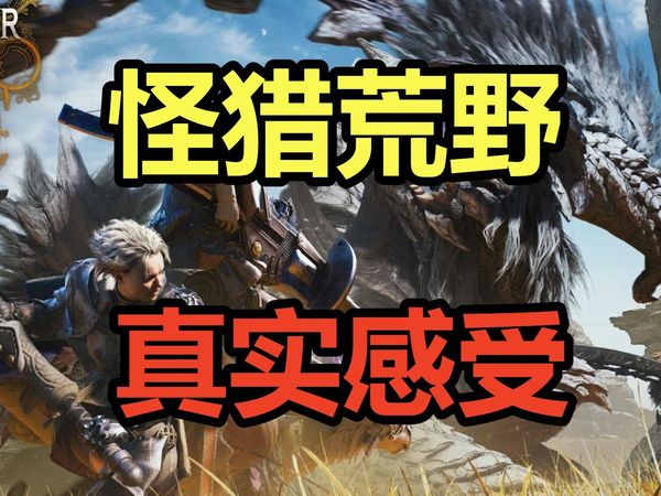犹豫入坑？真实感受！吐槽优化堪忧但适合新人的《怪物猎人荒野》!