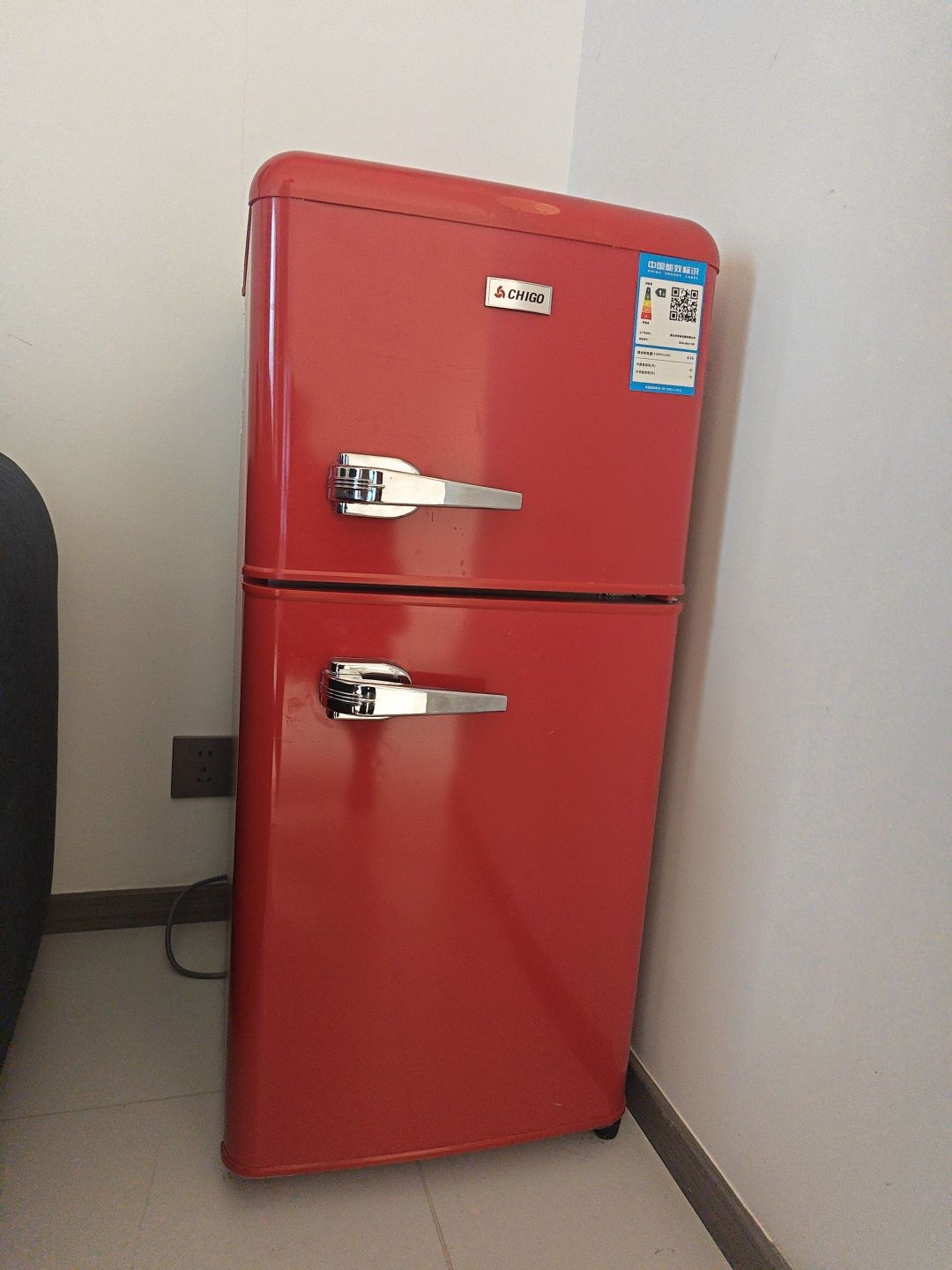 好精致的复古型小冰箱,一眼惊艳