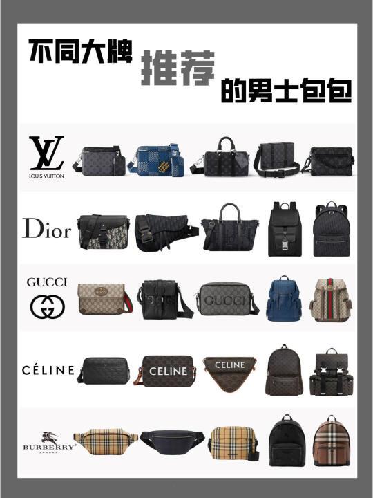 男朋友收到这些大牌男包保证感动到哭‼️