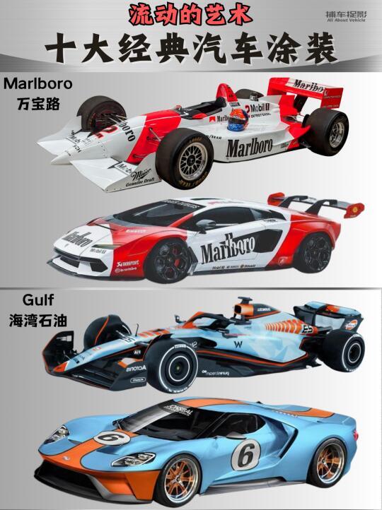 ✨十款超经典汽车涂装，你认识几款？