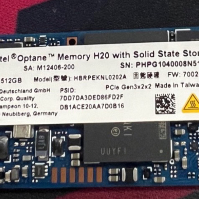 英特尔的傲腾H20混合固态硬盘