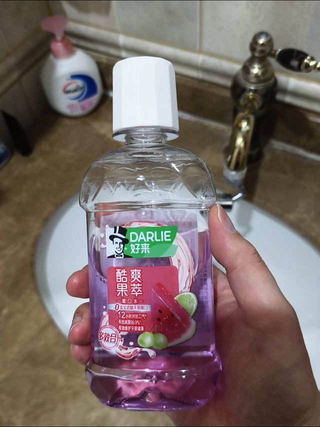 黑人漱口水多种口味温和体验