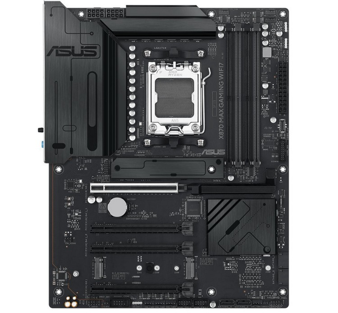 华硕发布 X870 MAX Gaming WiFi7 系列主板,配置用料均衡、支持WIFI 7无线