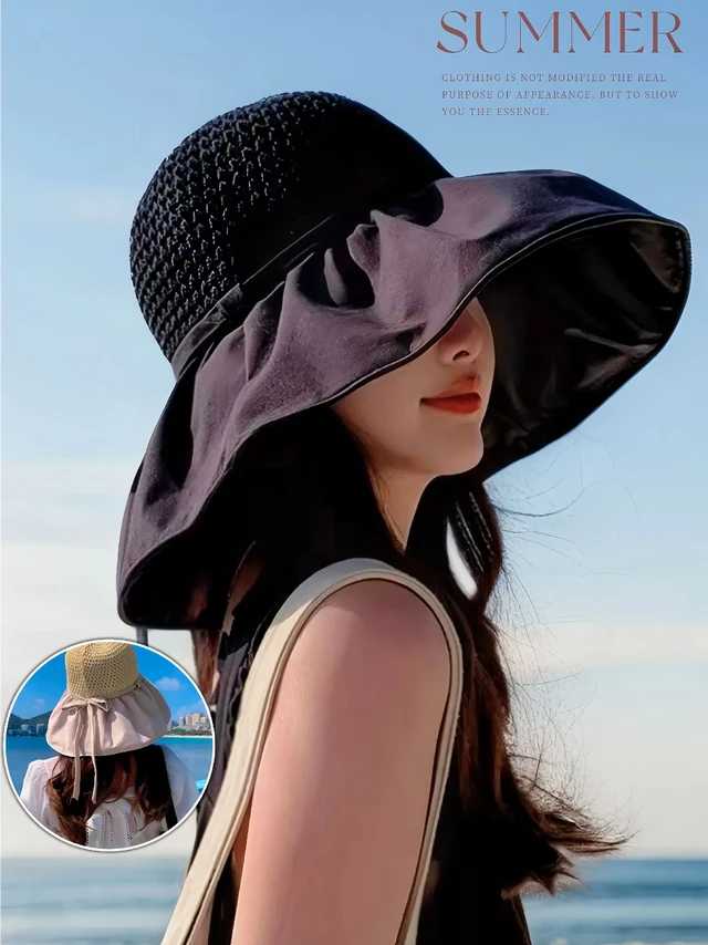 【Mexican/稻草人春夏季防晒帽 | 自然与时尚的浪漫邂逅】
🌵 墨西哥假日风情 × 🌾 稻草人田园童话
2025春夏爆款防晒帽，用自然美学解锁防晒新高度！
 
🌞 硬核防晒力MAX
 
- 50