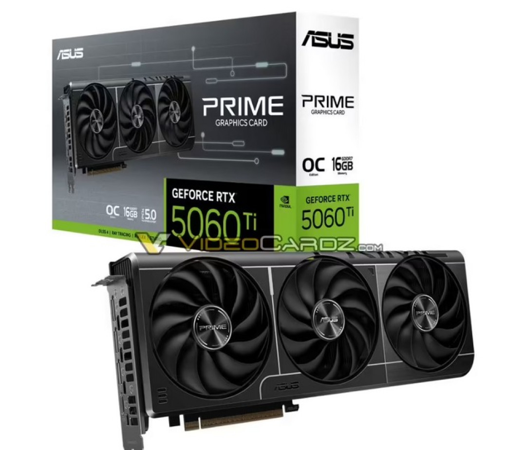 网传丨华硕 RTX 5060 Ti TUF GAMING、Prime、Dual 系列外观曝光
