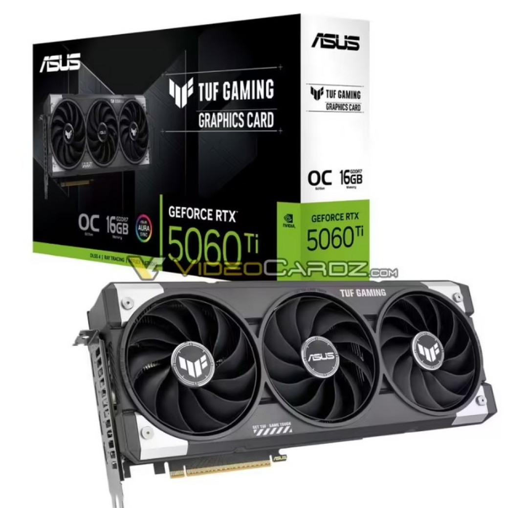 网传丨华硕 RTX 5060 Ti TUF GAMING、Prime、Dual 系列外观曝光