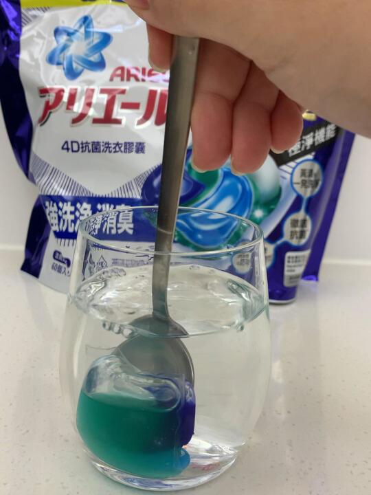ARIEL碧浪洗衣凝珠，洗衣球溶解测试！