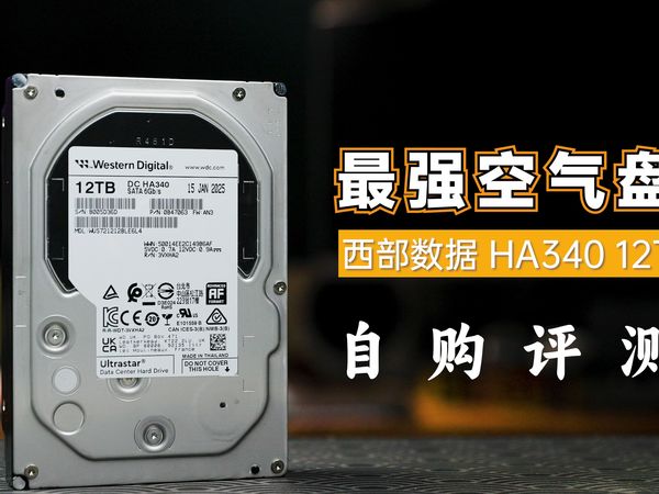 最强空气盘？西部数据 HA340 12T自购评测
