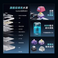 ZIDLI 磁动力 FK980 无线蓝牙三模机械键盘，满足你的多元需求