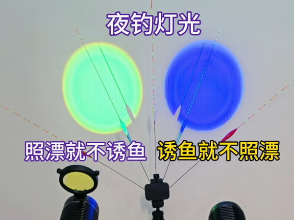 夜钓灯光：照漂就不诱鱼，诱鱼就不照漂